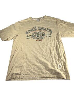 Vintage Y2K Ecko Unltd Mens Camo Logo Short Sleeve T Shirt Size 3XL Streetwear